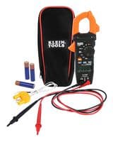 CL220 - KLEIN TOOLS - CL220 - Clamp Meter, AC Current, AC/DC Voltage, Continuity, Resistance, Temperature, 400 A, 600 V, 600 V