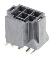 105429-1406 - MOLEX - 105429-1406 - Pin Header, Wire-to-Board, 2.5 mm, 2 Rows, 6 Contacts, Surface Mount Straight