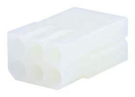 03-09-1063 - MOLEX - 03-09-1063 - Connector Housing, Standard .093" 1261 Series, Receptacle, 6 Ways, 5.03 mm