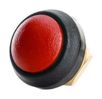 48-1-RB-N-RD-B - ITW SWITCHES - 48-1-RB-N-RD-B - Industrial Pushbutton Switch, Bushing, 48-EM Series, 13.6 mm, SPST-NO-DB, Momentary, Round Domed