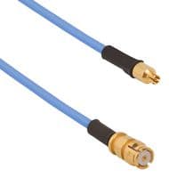 7012-4679 - AMPHENOL SV MICROWAVE - 7012-4679 - RF / Coaxial Cable Assembly, Push On, 40GHz, 9.9 ", 250 mm, 0.047" Flexible, SMP RP Jack