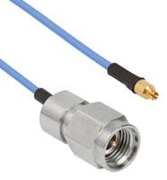7015-2338 - AMPHENOL SV MICROWAVE - 7015-2338 - RF / Coaxial Cable Assembly, Threaded, 40GHz, 4.9 ", 125 mm, 0.047" Flexible, 2.92mm RP Plug