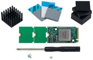 HM218B1C2XAE - HAILO TECHNOLOGIES LTD - HM218B1C2XAE - Hailo 8 AI Starter Kit, M.2 Key M 2280, PCIe Gen3x4, 2.5W, 26 TOPS, -40 °C to 85 °C