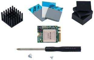 HM218B1C2YAE - HAILO TECHNOLOGIES LTD - HM218B1C2YAE - Hailo 8 AI Starter Kit, M.2 Key A+E 2230, PCIe Gen3x2, 2.5W, 26 TOPS,-40 °C to 85 °C
