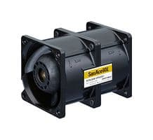 9CRLB0612P0G001 - SANYO DENKI - 9CRLB0612P0G001 - DC Axial Fan, 12 V, Square, 60 mm, 76 mm, Precision Ball Bearing, 84.8 CFM