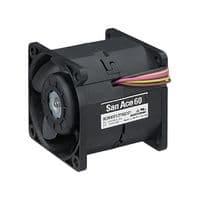 9CRH0612P6G001 - SANYO DENKI - 9CRH0612P6G001 - DC Axial Fan, 12 V, Square, 60 mm, 56 mm, Precision Ball Bearing, 90.8 CFM