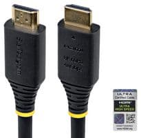 HDMI21-CBL-8K60-4M - STARTECH - HDMI21-CBL-8K60-4M - Audio / Video Cable Assembly, 26AWG, HDMI Plug, HDMI Plug, 13.1 ft, 4 m, Black