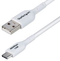 USB2AC3MNCWHE - STARTECH - USB2AC3MNCWHE - USB Cable, Type A Plug to Type C Plug, 3 m, 9.8 ft, USB 2.0, White