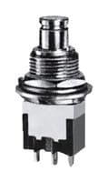 8Y1021-Z - NIDEC COMPONENTS - 8Y1021-Z - Pushbutton Switch, 8 Series, 12.5 mm, SPDT, On-(On), Plunger for Cap