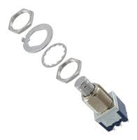 8Y2011-Z - NIDEC COMPONENTS - 8Y2011-Z - Pushbutton Switch, 8 Series, 12.5 mm, DPDT, On-On, Plunger for Cap
