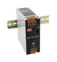 XDR-480-48LA - MEAN WELL - XDR-480-48LA - AC/DC DIN Rail Power Supply (PSU), Lever Actuated, ITE, Industrial & Laboratory Equipment, 1 Output