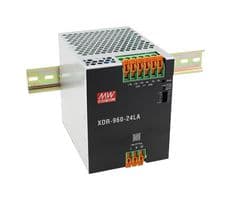 XDR-960-48LA - MEAN WELL - XDR-960-48LA - AC/DC DIN Rail Power Supply (PSU), Lever Actuated, ITE, Industrial & Laboratory Equipment, 1 Output