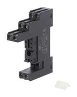 14FF-2Z-C3 - HONGFA - 14FF-2Z-C3 - Relay Socket, DPDT, DIN Rail, Screw, 8 Pins, 10 A, 250 VAC, 14FF Series