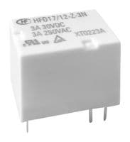 HFD17/12-ZF-3 - HONGFA - HFD17/12-ZF-3 - Signal Relay, 12 VDC, SPDT, 3 A, HFD17 Series, Through Hole, Non Latching