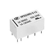 HFD2/005-S-L2 - HONGFA - HFD2/005-S-L2 - Signal Relay, 5 VDC, DPDT, 3 A, HFD2 Series, Through Hole, Latching Dual Coil