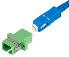 SIMPLEXSCAPCF - STARTECH - SIMPLEXSCAPCF - Fiber Optic Adapter, Singlemode, SC Simplex, SC Simplex, ABS (Acrylonitrile Butadiene Styrene)