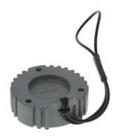 HDC16-9-JDL - DEUTSCH - TE CONNECTIVITY - HDC16-9-JDL - Dust Cap / Cover, 3Pos, Grey, Dust Cap, AMP HD10 Series Circular Receptacle Connectors