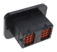 DRC12-24PB - DEUTSCH - TE CONNECTIVITY - DRC12-24PB - Automotive Connector Housing, DRC Series, Receptacle, 24 Ways, AMP DRC16-24SB Series Pin Contacts