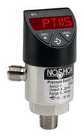 PTI15-15PSIV-1-2-8-25 - NOSHOK - PTI15-15PSIV-1-2-8-25 - Pressure Transmitter, Vacuum Gauge, NPT Male, -14.5 psi, 0 psi, 1/2", 4 Pin M12 Connector
