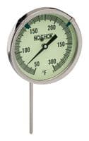 30-310-090-50/300-F/C - NOSHOK - 30-310-090-50/300-F/C - GAUGE, 50 TO 300 DEG F/C, 228.6MM STEM