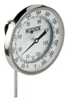 30-320-025-0/200-F/C - NOSHOK - 30-320-025-0/200-F/C - GAUGE, 0 TO 200 DEG F/C, 63.5MM STEM