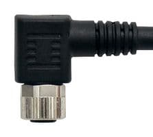 FA-2-4P - NOSHOK - FA-2-4P - Sensor Cable, 90° M12 Receptacle, Free End, 4 Positions, 2 m, 6.6 ft