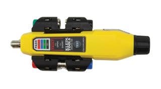 VDV512-101 - KLEIN TOOLS - VDV512-101 - Network Cable Tester Kit, RG59, RG6/6Q, RG7, RG11, Batteries, 4x Push-On Remote, Remote Holder