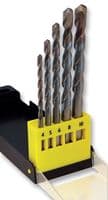 T3063 - CK TOOLS - T3063 - Drill Bit Set, 5 Pieces, 4mm to 10mm, Universal, Tungsten Carbide, Storage Case and Drill Stand