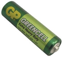 GP15G-40 - GP BATTERIES - GP15G-40 - Battery, Greencell, Pack of 40, 1.5 V, AA, Zinc Chloride, Raised Positive and Flat Negative, 40