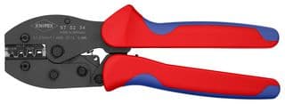 97 52 34 - KNIPEX - 97 52 34 - Crimp Tool, Hand, 27-13AWG Non-insulated Open Plug Type Connectors