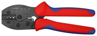 97 52 38 - KNIPEX - 97 52 38 - Crimp Tool, Hand, 23-10AWG Insulated & Non-insulated End Sleeves/Ferrules