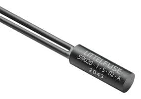59020-1-S-02-A - LITTELFUSE - 59020-1-S-02-A - Proximity Reed Sensor, 11 mm, 1NO, Cable Mount, 59020 Series