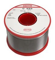 C 400 60EN 5C 0.7MM R 250G - MULTICORE / LOCTITE - C 400 60EN 5C 0.7MM R 250G - Solder Wire, Crystal 400, 60/40, 0.7mm Diameter, 183°C to 188°C, 250g