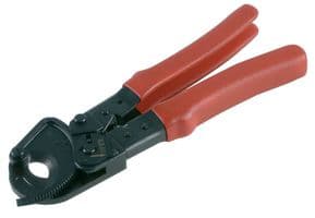 MT-535 - DURATOOL - MT-535 - Cable Cutter, Ratchet, Heavy-Duty, Straight, 32mm Cutting, Carbon Steel, Black Oxide, 10" Length