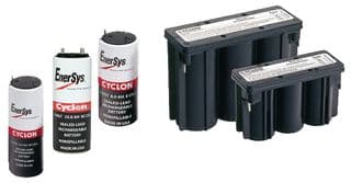 0819-0012 - ENERSYS - 0819-0012 - Rechargeable Battery, Cyclon Series, Monobloc, 6 V, Lead Acid, 2.5 Ah, D, Quick Connect