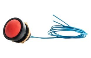 49-59112 - ITW SWITCHES - 49-59112 - Industrial Pushbutton Switch, 49-59W Series, 16.1 mm, SPST-NO-DB, Momentary, Round Domed, Red