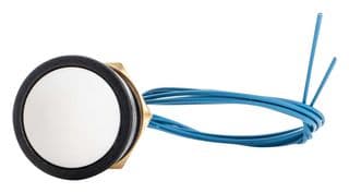 49-59114 - ITW SWITCHES - 49-59114 - Industrial Pushbutton Switch, 49-59 Series, 16.1 mm, SPST-NO-DB, Momentary, Round Domed, White