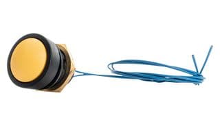 49-59115 - ITW SWITCHES - 49-59115 - Industrial Pushbutton Switch, 49-59 Series, 16.1 mm, SPST-NO-DB, Momentary, Round Domed, Yellow