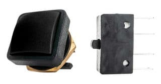 49-59221 - ITW SWITCHES - 49-59221 - Industrial Pushbutton Switch, 49-59 Series, 16 mm, SPDT-DB, Momentary, Square Domed, Black