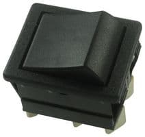 C1561ATAAA - BULGIN / PARTNER STOCK - C1561ATAAA - Rocker Switch, On-(On), DPDT, Non Illuminated, Panel Mount, Black, 1550 Series