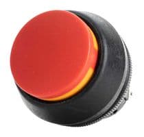 76-9711/439088R - ITW SWITCHES - 76-9711/439088R - Industrial Pushbutton Switch, 76-97 Series, 22.5 mm, SPDT-DB, Momentary, Round, Red, Yellow