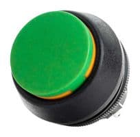 76-9712/439088G - ITW SWITCHES - 76-9712/439088G - Industrial Pushbutton Switch, 76-97 Series, 22.5 mm, SPDT-DB, Maintained, Round, Green, Yellow