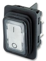 1935.3113 - MARQUARDT - 1935.3113 - Rocker Switch, Off-On, DPST, Illuminated, Panel Mount, Transparent, 1930 Series