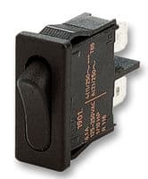 1901.1102 - MARQUARDT - 1901.1102 - Rocker Switch, Off-On, SPST, Non Illuminated, Panel Mount, Black, 1900 Series