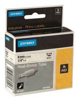 18051 - DYMO - 18051 - Wire Marker, Rhino™ Tube Cartridge, Heat Shrinkable Sleeve, PO (Polyolefin), White, 6mm x 1.5m