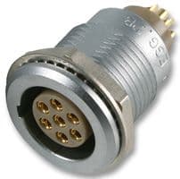 EGG.2B.306.CLL - LEMO - EGG.2B.306.CLL - Circular Connector, Standard Circular Connector, 2B Series, Panel Mount Receptacle, 6 Contacts