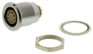 EGG.2B.308.CLL - LEMO - EGG.2B.308.CLL - Circular Connector, Standard Circular Connector, 2B Series, Panel Mount Receptacle, 8 Contacts