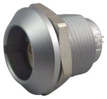 EGG.1K.303.CLL - LEMO - EGG.1K.303.CLL - Circular Connector, Sealed Circular Connector, 1K Series, Panel Mount Receptacle, 3 Contacts