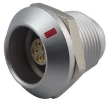 EGG.1K.305.CLL - LEMO - EGG.1K.305.CLL - Circular Connector, Sealed Circular Connector, 1K Series, Panel Mount Receptacle, 5 Contacts