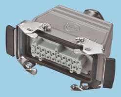 10.1270+10.1970+12.9545 - LAPP - 10.1270+10.1970+12.9545 - Heavy Duty Connector, EPIC HBE Series, Panel Mount, Receptacle, 24 Contacts, 2 Rows, Socket